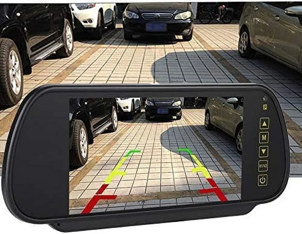 Bileeko Car Rear View Mirror 7 Inch LCD Vehicle Monitor Screen for Parking - Exclusive Design