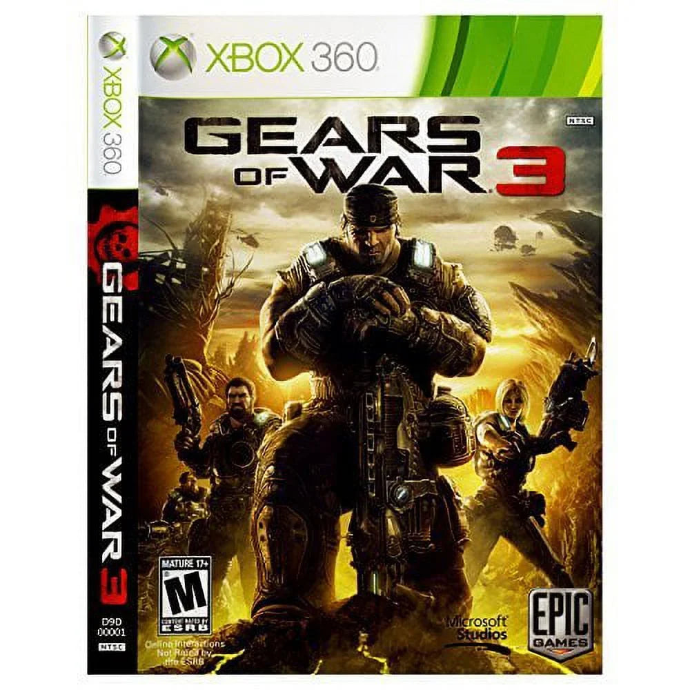 Restored Xbox 360 500GB With Gears Of War 3 And Call Of Duty: Black Ops 1 And 2 (Refurbished)