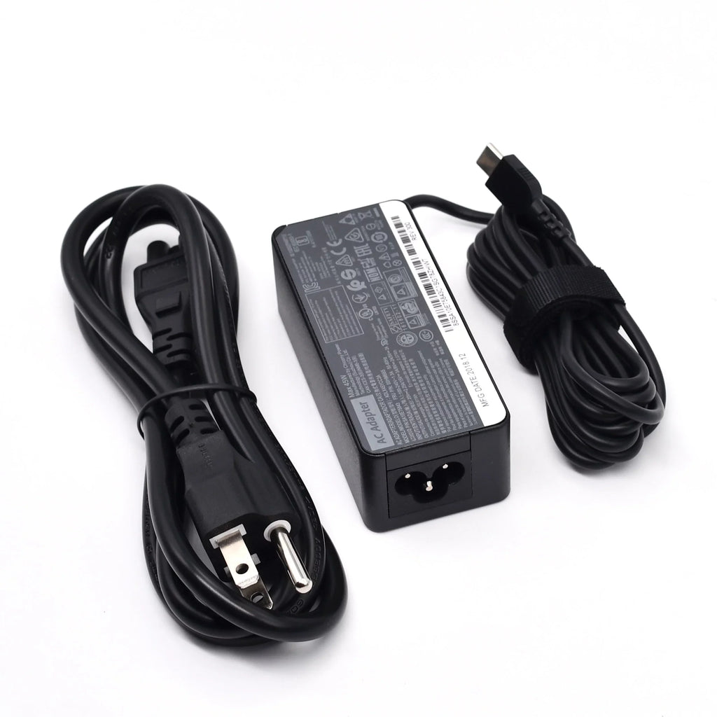 45W 20V 2.25A Type-C Laptop Charger USB C Power Adapter ADLX45YCC3A ADLX45ULCC2A for Thinkpad X1 Tablet IBM Yoga 5