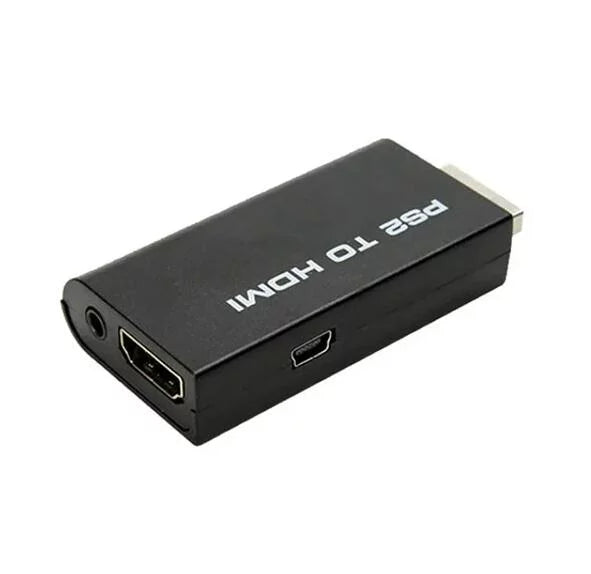 5-Packs PS2 to HDMI Converter Adapter HDMI HD Video Audio Output + USB Power Cable - Exclusive Design