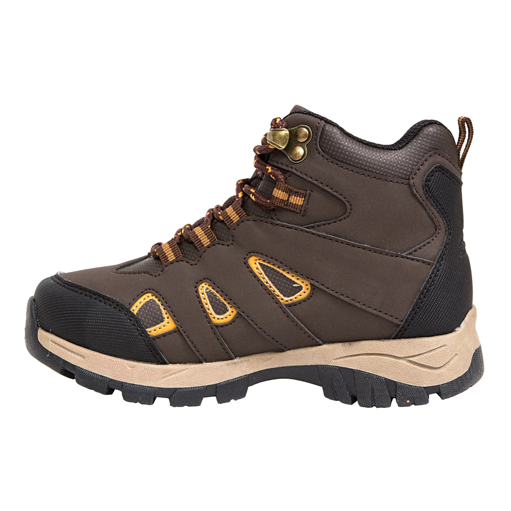 Deer Stags Kids' Drew Waterproof Hiking Boot - Brown - 1.5 Little Kid Medium - Exclusive Design