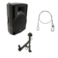 Harmony Audio HA-C15A Pro DJ 15" Powered 1000W Active PA Speaker & Wall Mount - Exclusive Design