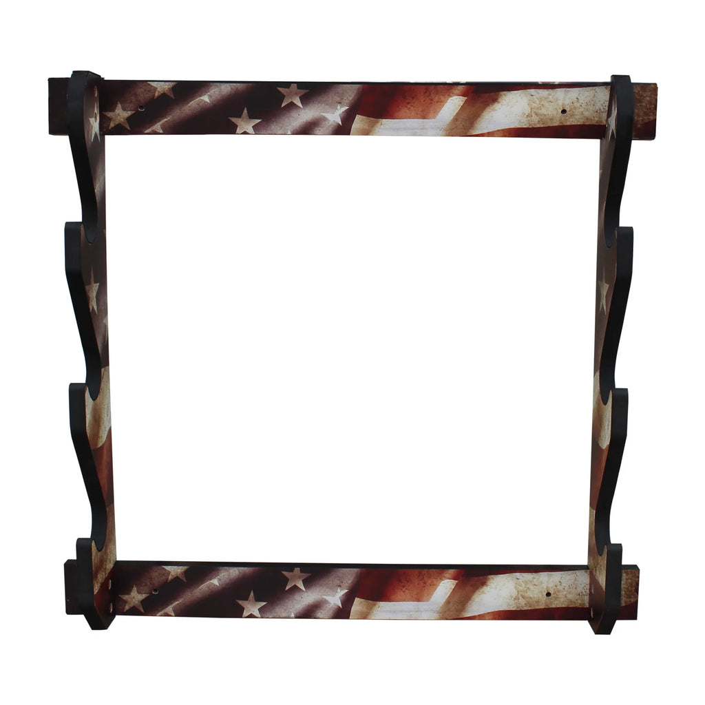 Stylish Rush Creek Creations Indoor 3 Rifle/Shotgun Wall Storage Display Rack Americana Finish - Convenient Easy Assembly