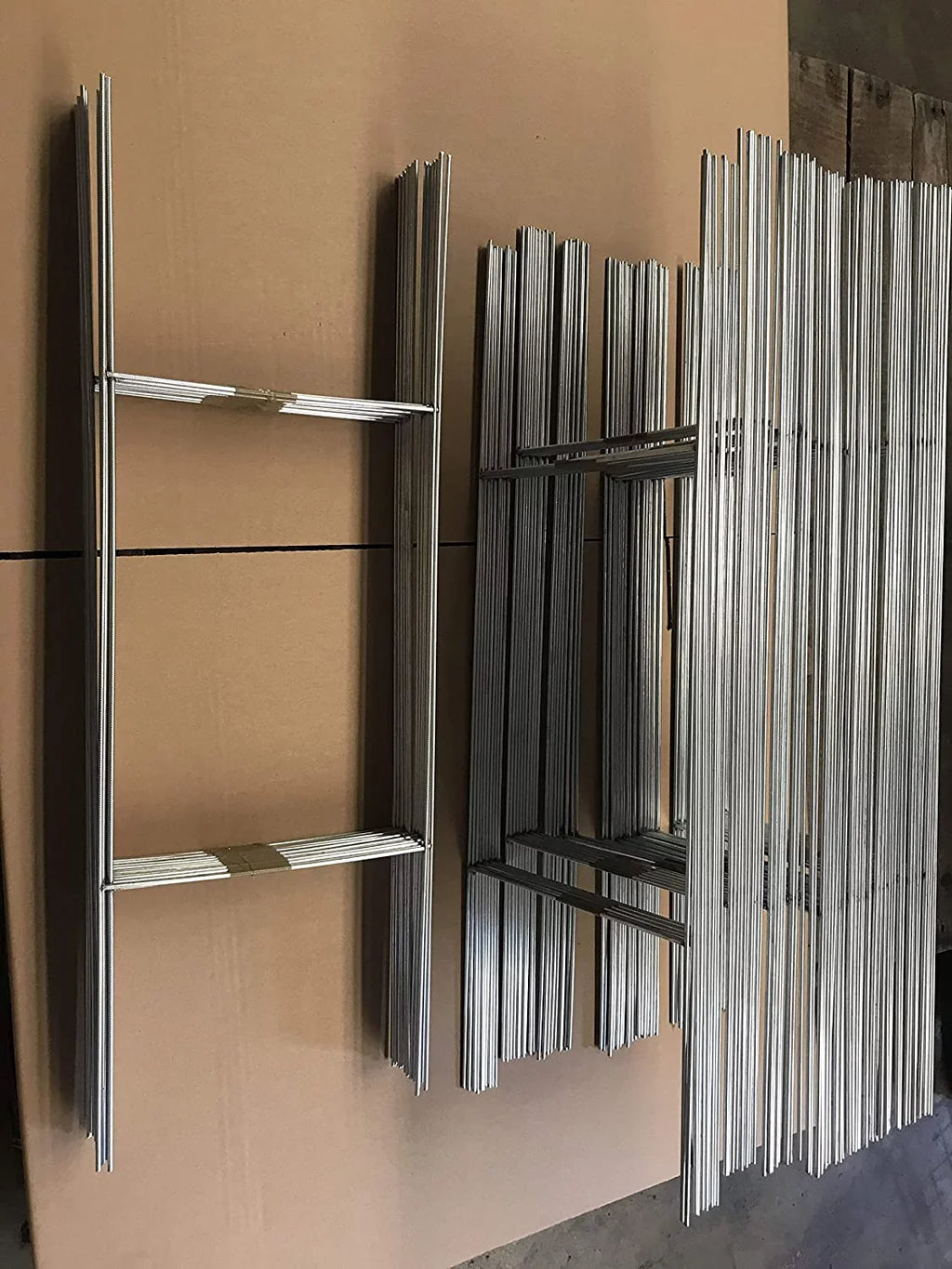 50 Metal Wire Stake 10 x 30 Inch x 9 Gauge Galvanized Wire Double H-Frame Sign Holder, Signs Stake 30'' Tall and 10'' Wide use with 4mm or 5mm Corrugated Signs, Ship Same Day (Pkg50Stake30)