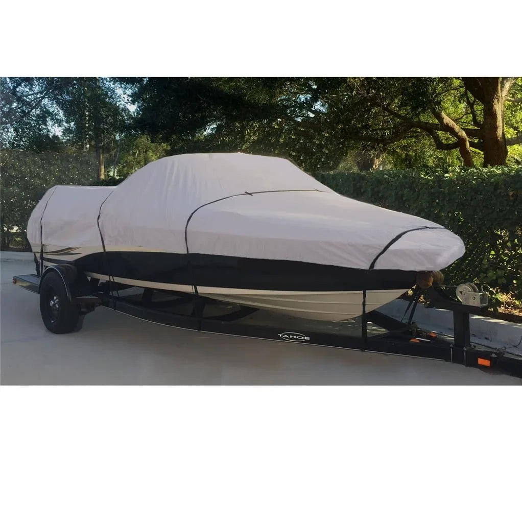 BOAT COVER Compatible for M.F.G THRIFTY GYPSY 16 O/B 1977 STORAGE, TRAVEL, LIFT