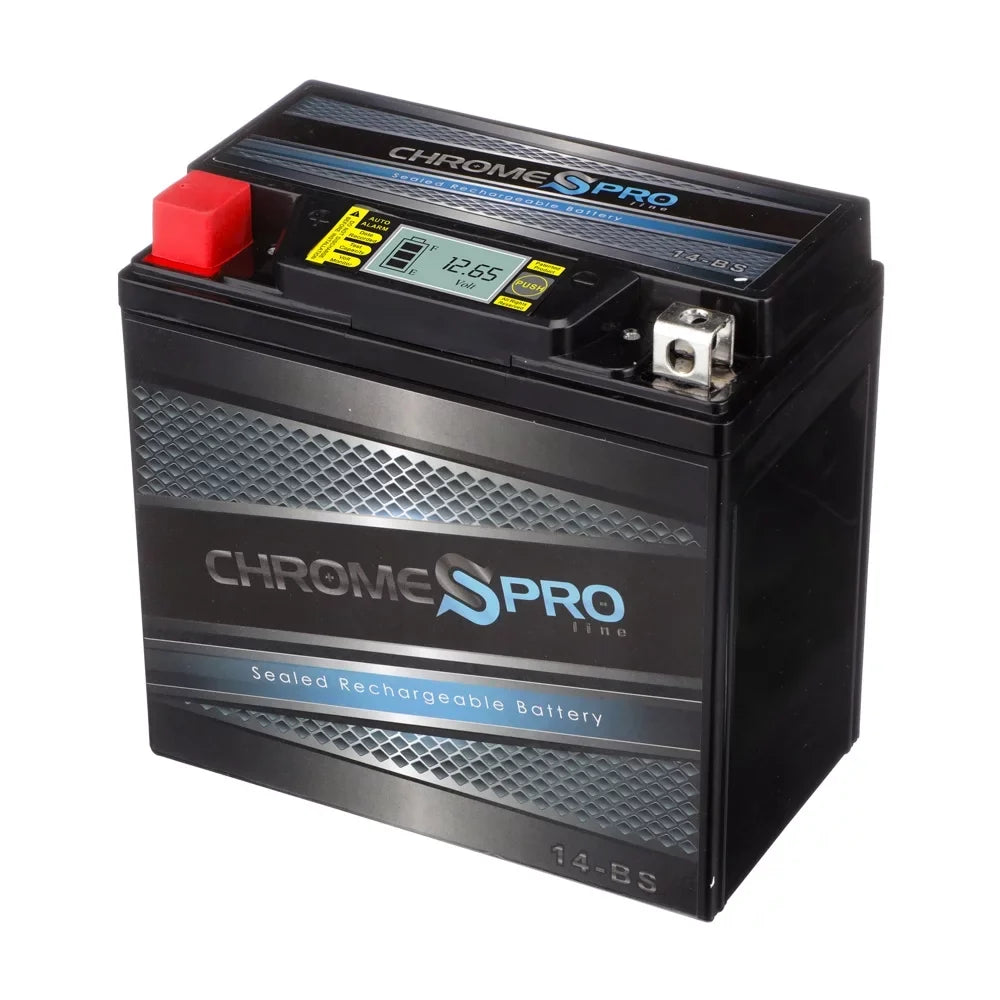 Chrome Pro Battery Ytx14-Bs Igel Motorcycle Battery For Honda 1100Cc Vt1100C, C3, T Shadow (Spirit, Aero, A. C. E. Tourer) 2004 - Exclusive Design
