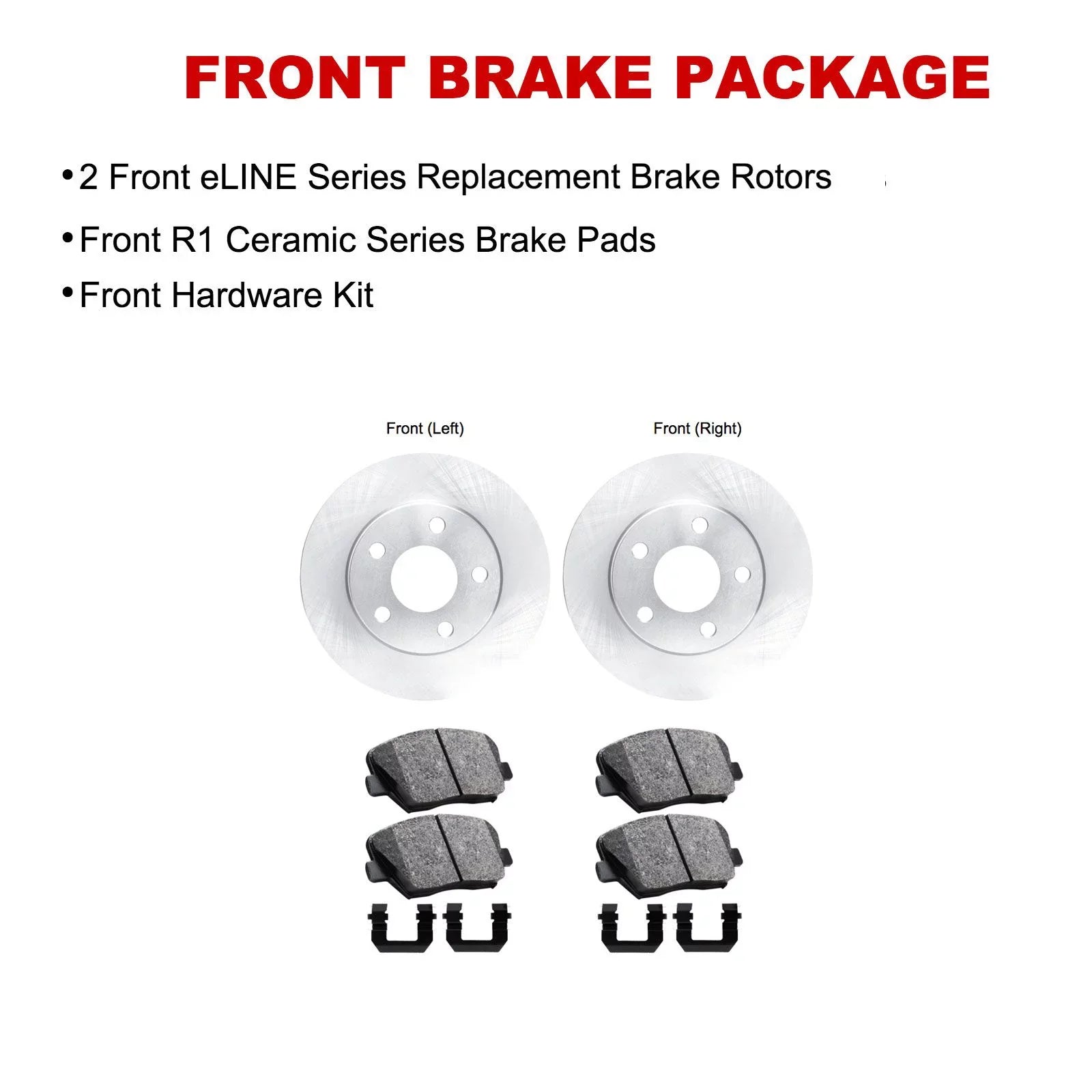 R1 Concepts Wfwh1 42049 R1 Concepts E Line Series Brake Rotor With Ceramic Fits select: 2014-2022 JEEP CHEROKEE, 2015-2017 CHRYSLER 200