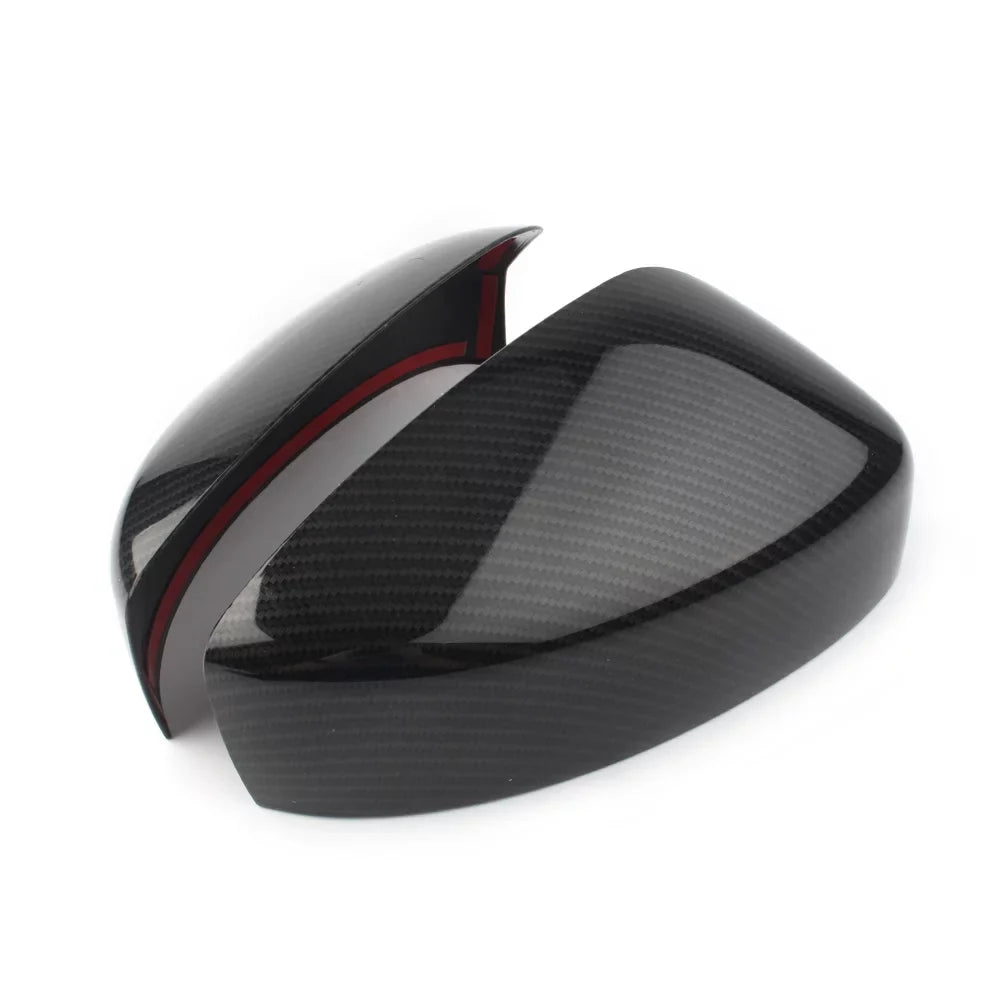 Stylish BFY Car Rearview Rear View Mirror Cover Trim For 2017 2018 2019 Mazda CX-5 ABS 2Pcs Carbon Fiber Styling