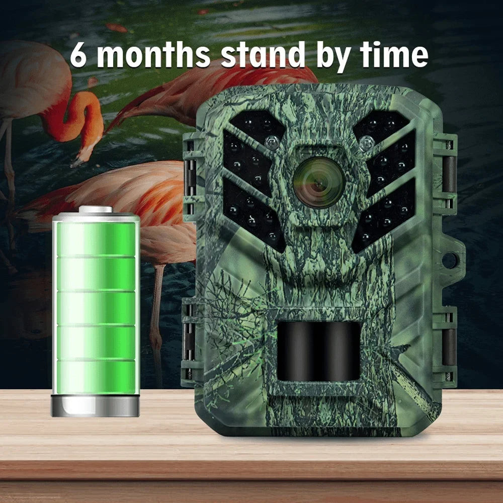 Stylish Pristin Camera,Weatherproof 0.2S Speed IP65 Weatherproof 0.2S Months Standby IP65 Camera Motion Small Camera Portable Animal/Plant Outdoor Use 6 Vision Camera Motion Speed Camera Portable