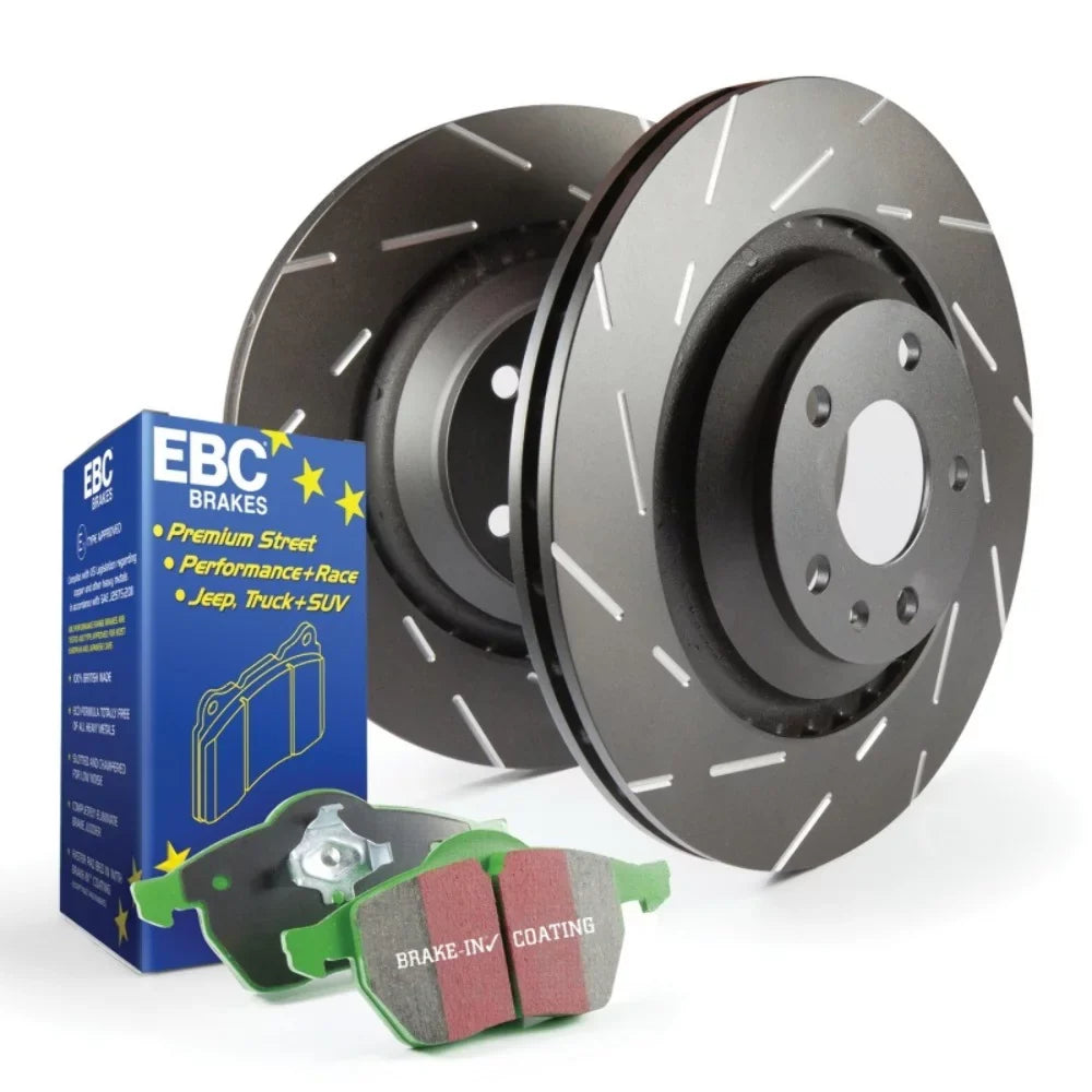 Stylish EBC Brakes S2KR2314 S2 Kits Greentuff 2000 and USR Rotors Fits 02-03 Cooper