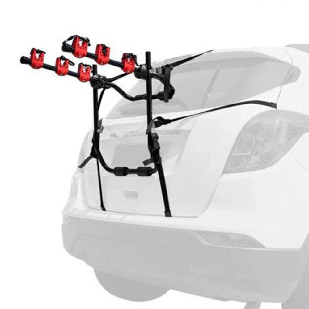 Stylish Loyalheartdy Foldable Bike Hitch Mount Rack 3-Bike Carrier Trunk Mount Rack for Car Minivan SUV Truck Max Load 44.09