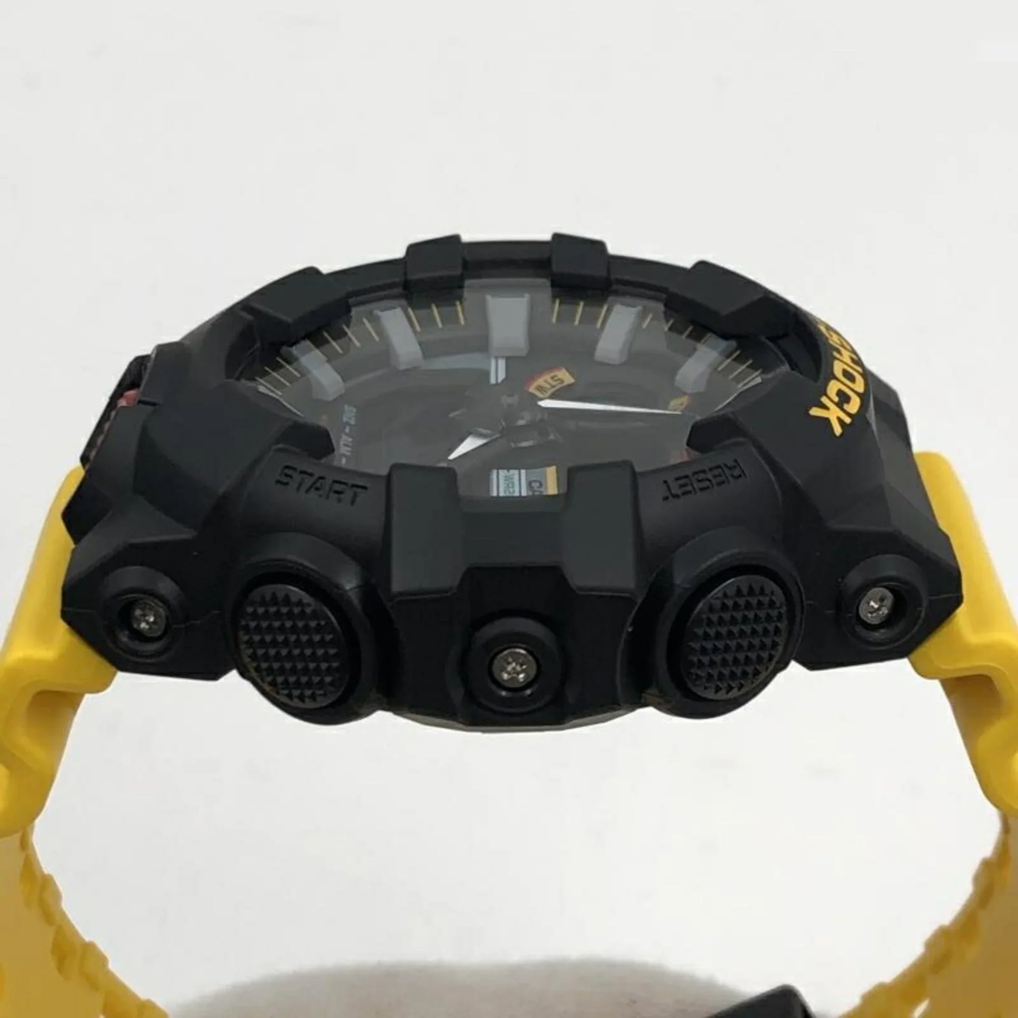 Stylish Pre-Owned CASIO G-SHOCK Watch GA-700MT-1A9JF Yellow Quartz G-Shock (Like New)