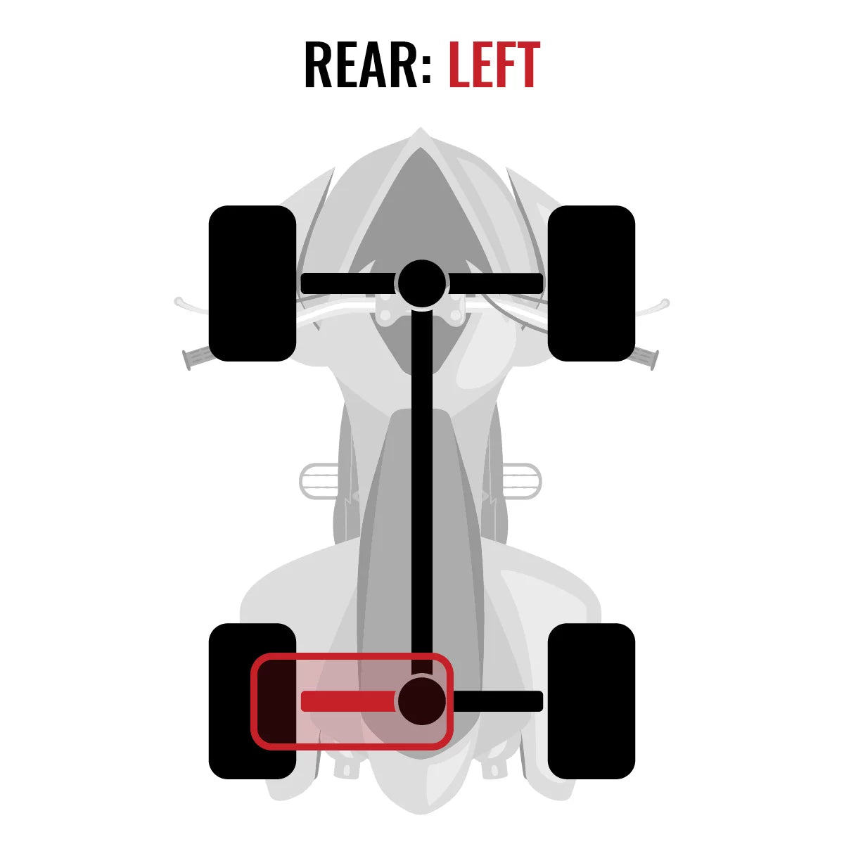 Stylish Sixity XT Rear Left Axle compatible with Can-Am Outlander 1000 2015 - EFI 4X4