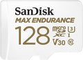 128GB MAX Endurance roSDXC with Adapter for Home Security Cameras and Dash cams - C10, U3, V30, 4K UHD,
