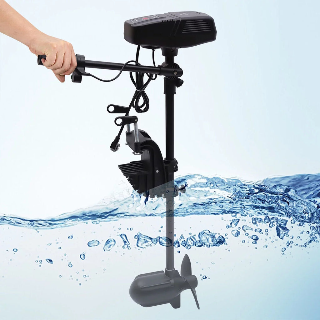 260lbs 48V Heavy Duty Electric Outboard Motor Fishing Boat Engine Trolling Motor - Exclusive Design