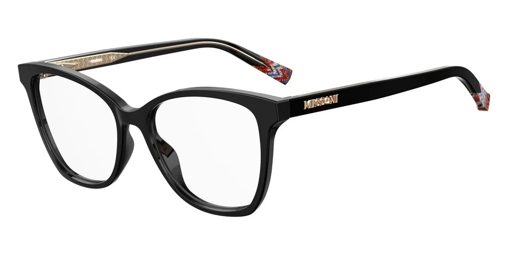 Stylish Missoni 13 Full Rim Rectangular Black Eyeglasses