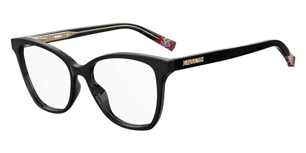 Stylish Missoni 13 Full Rim Rectangular Black Eyeglasses
