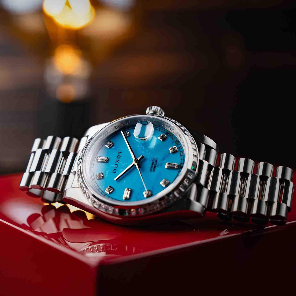 Duxot Serenata Rainbow Diver Automatic Turquoise Limited Edition - Exclusive Design