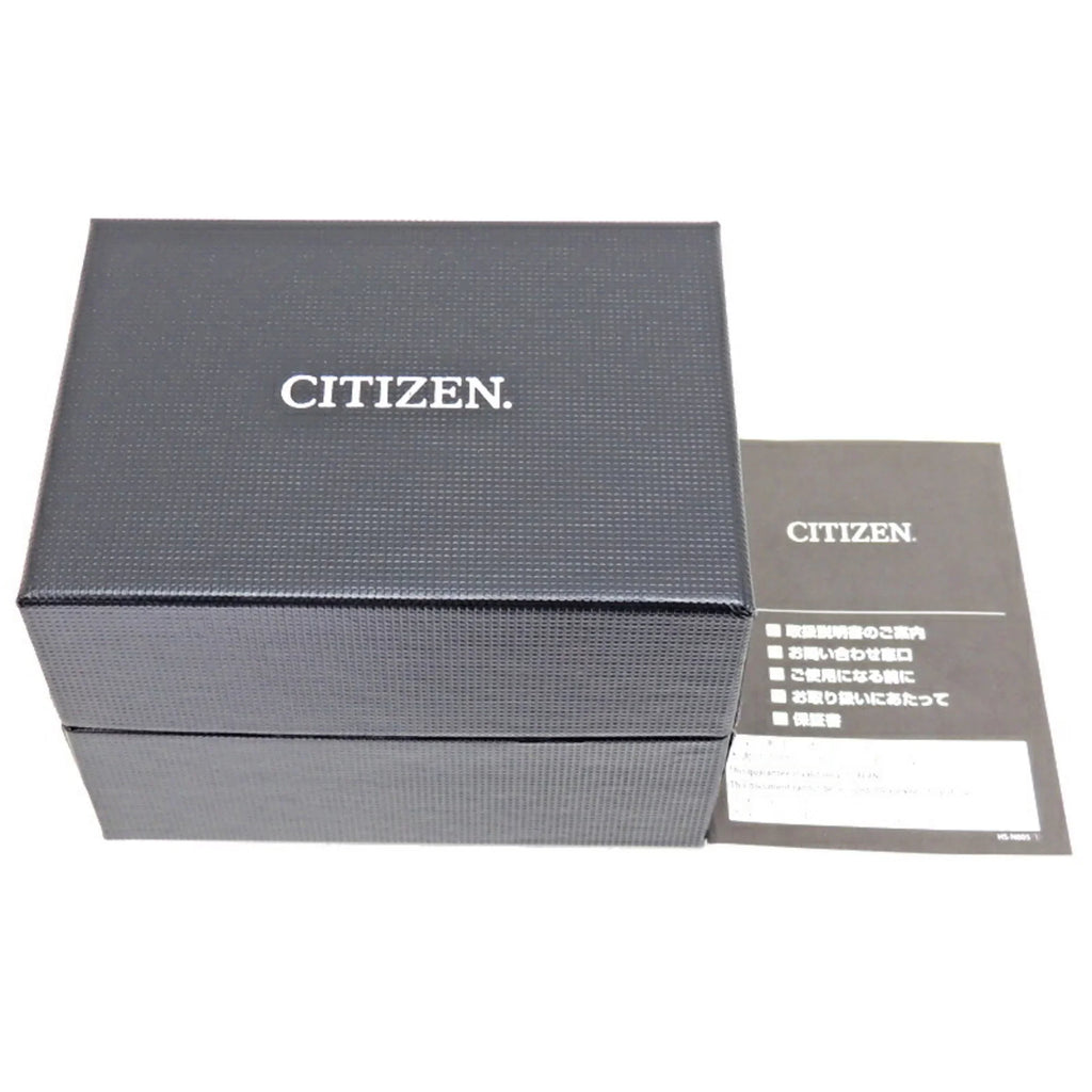 Stylish Pre-Owned Citizen Eco-Drive Men's Watch AW1585-55L (J810-S115973) Stainless Steel Blue Dial (Good)