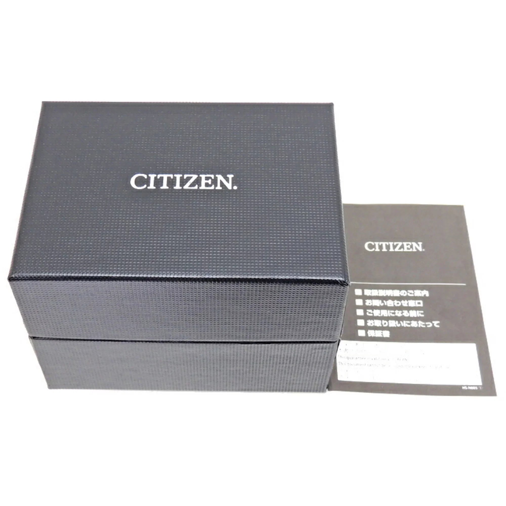 Stylish Pre-Owned Citizen Eco-Drive Men's Watch AW1585-55L (J810-S115973) Stainless Steel Blue Dial (Good)
