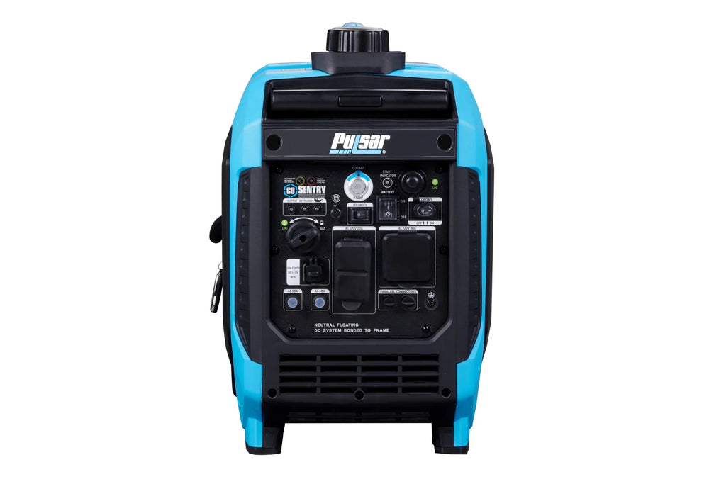 Stylish Pulsar 5000-Watt Dual Fuel RV Ready Inverter Generator with Remote Start and CO Sentry