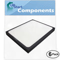 6-Pack Replacement for Blueair 205C Air Purifier Filter - Compatible with Blueair 200 & 300 Air Filter - Exclusive Design