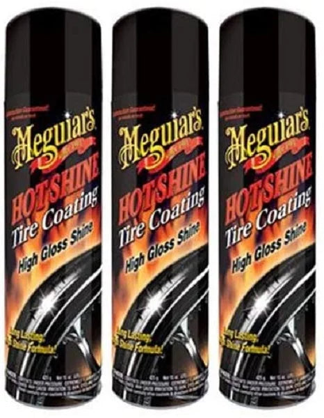 Stylish Meguiar's G13815 Hot Shine High Gloss Tire Coating - 15 Oz Spray Can 3