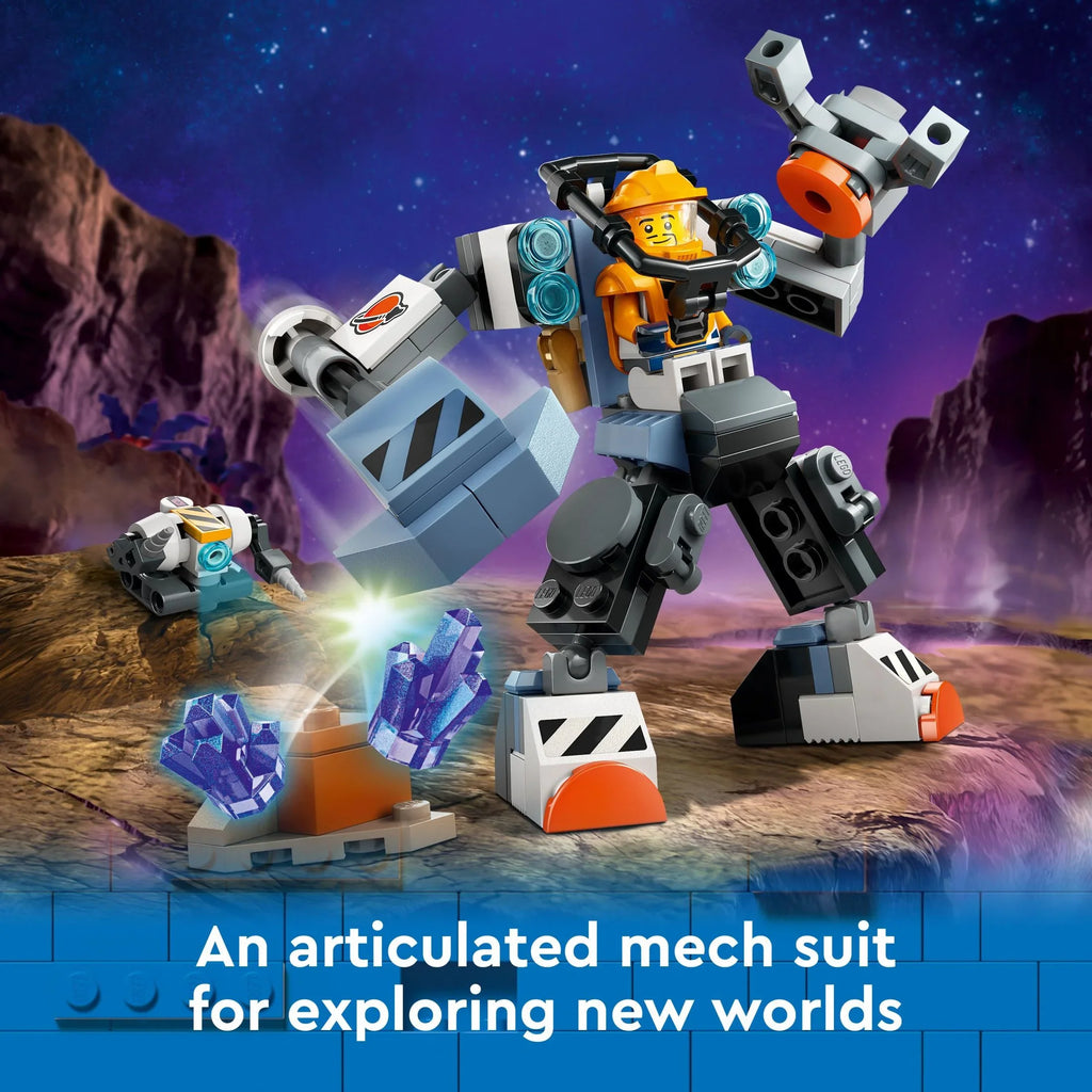 LEGO City Space Explorers Pack, Kidsâ Space Toy Playset Bundle for Boys and Girls Aged 6 and Up, 3 Building Sets in 1 Box, Space Gift Mech Toy, Interstellar Spaceship, Hoverbike, 3 Minifigures, 60441