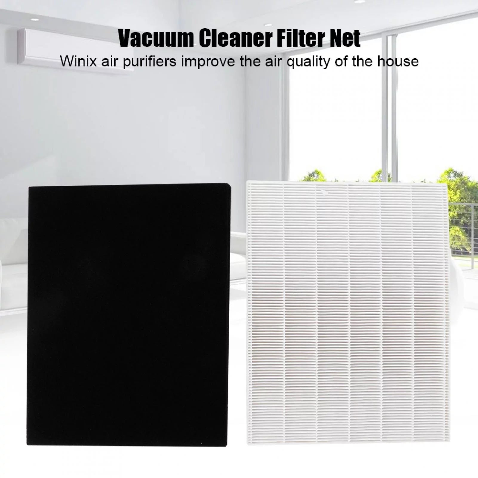 Stylish Tarente High Efficiency Particulate Air Purifier HEPA Filter Replacement Filter + Activated Carbon Cott