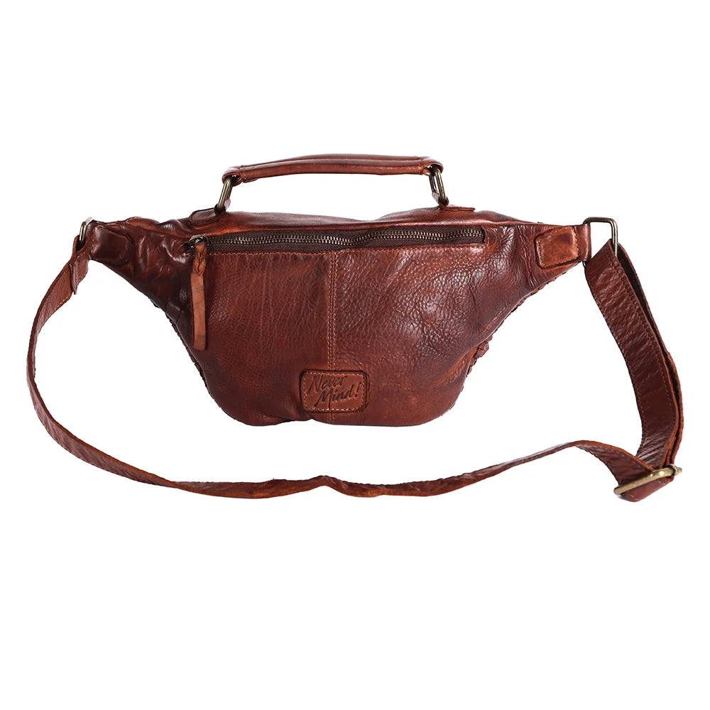 Stylish NM Never Mind Nmbgm148E Fanny Pack Vintage Handmade Genuine Cowhide Leather Women Bag WesternÂ HandbagÂ Purse