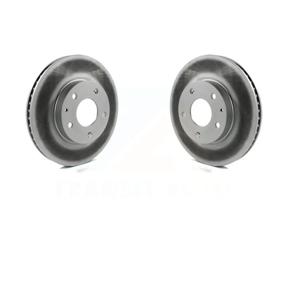 Front Coated Disc Brake Rotors Pair For Mazda 3 CX-3 Sport KG-100360 - Exclusive Design