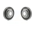 Front Coated Disc Brake Rotors Pair For Mazda 3 CX-3 Sport KG-100360 - Exclusive Design