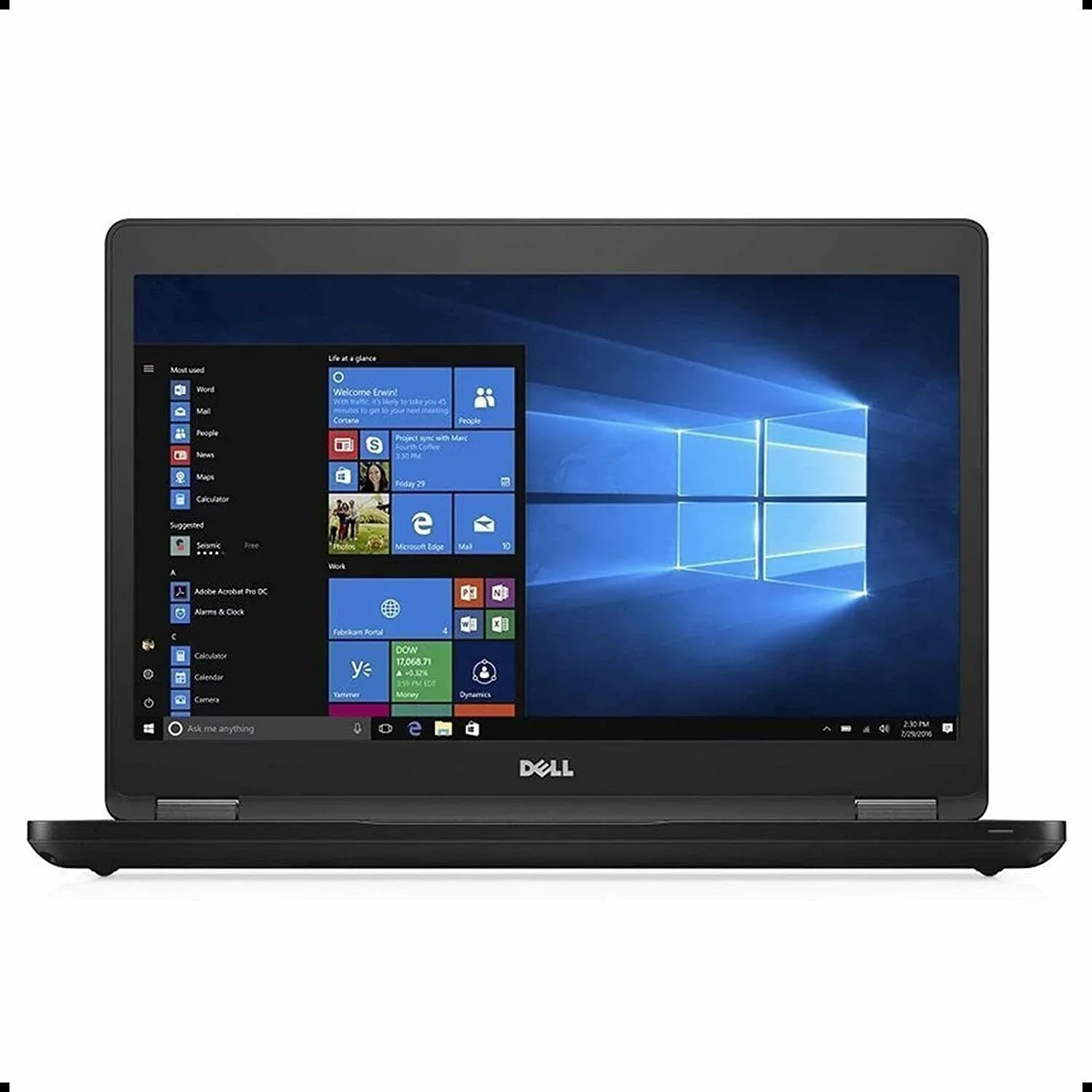 USED 5480 Business Laptop, 14.0'' HD (1366 x 768) Non-Touch, 6th Gen i5-6300U, 16GB RAM, 256GB SSD, HD 520 Graphics, Windows 10 Pro