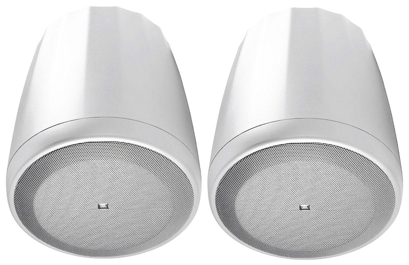 6-Zone Amp+4) 3.5" White Cube+2) JBL Pendant+Ceiling Speakers for Restaurant/Bar - Exclusive Design
