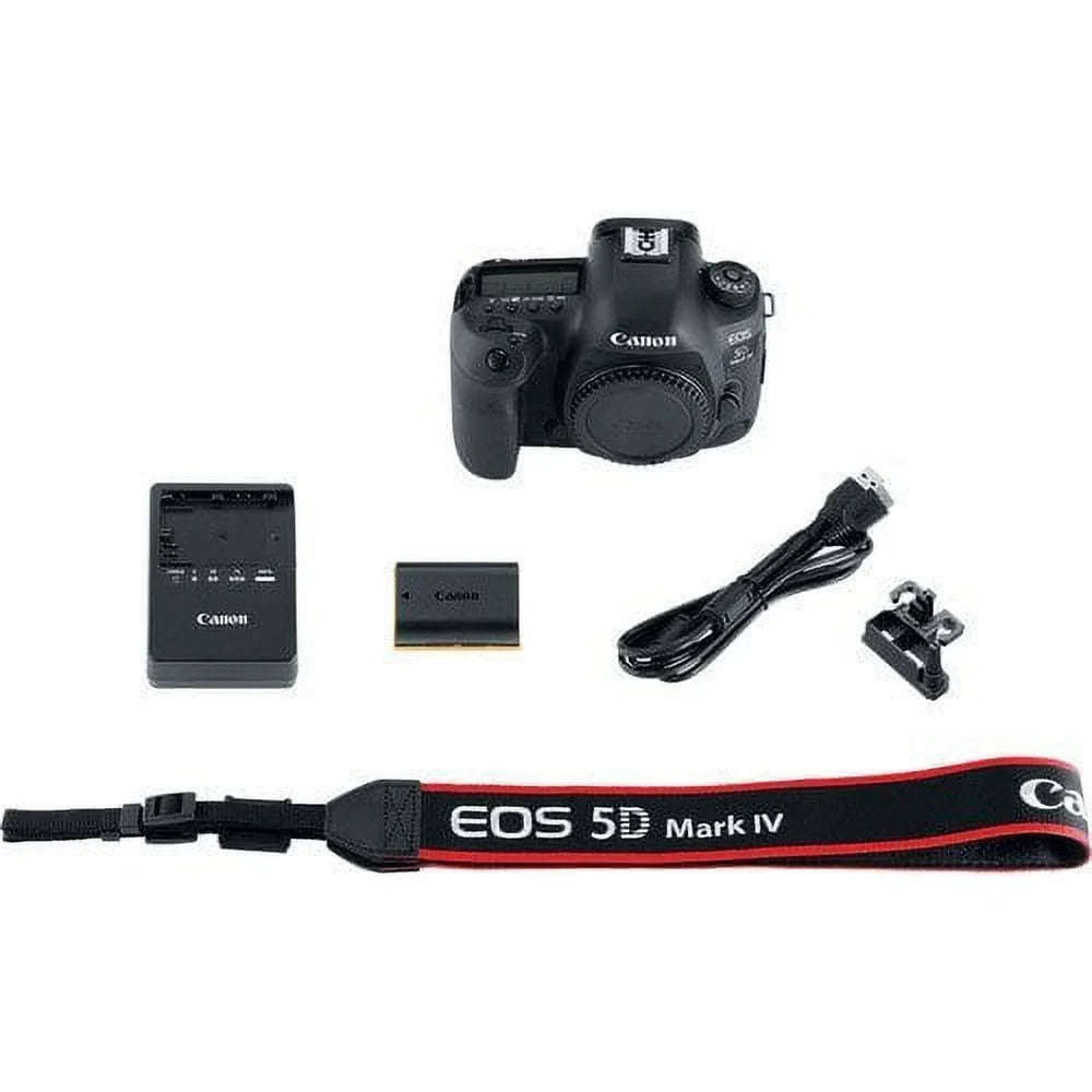 Stylish Canon EOS 5D Mark IV DSLR Camera ( Body Only ) + I3e-Pro Camera Gadget Bag + I3e-Pro High Speed 16GB SD Card + I3e-Pro Cleaning Kit - ( International Version )