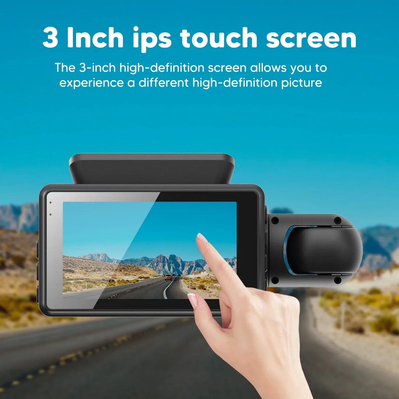 Dash Cam Front and Inside for Car, Dual Dash Cam W/32GB TF Card, HD 1080P Car Camera Dual Lens, Wide Angel DVR Car Parking Driving Recorder Night Vision Loop Recording G-Sensor - Exclusive Design