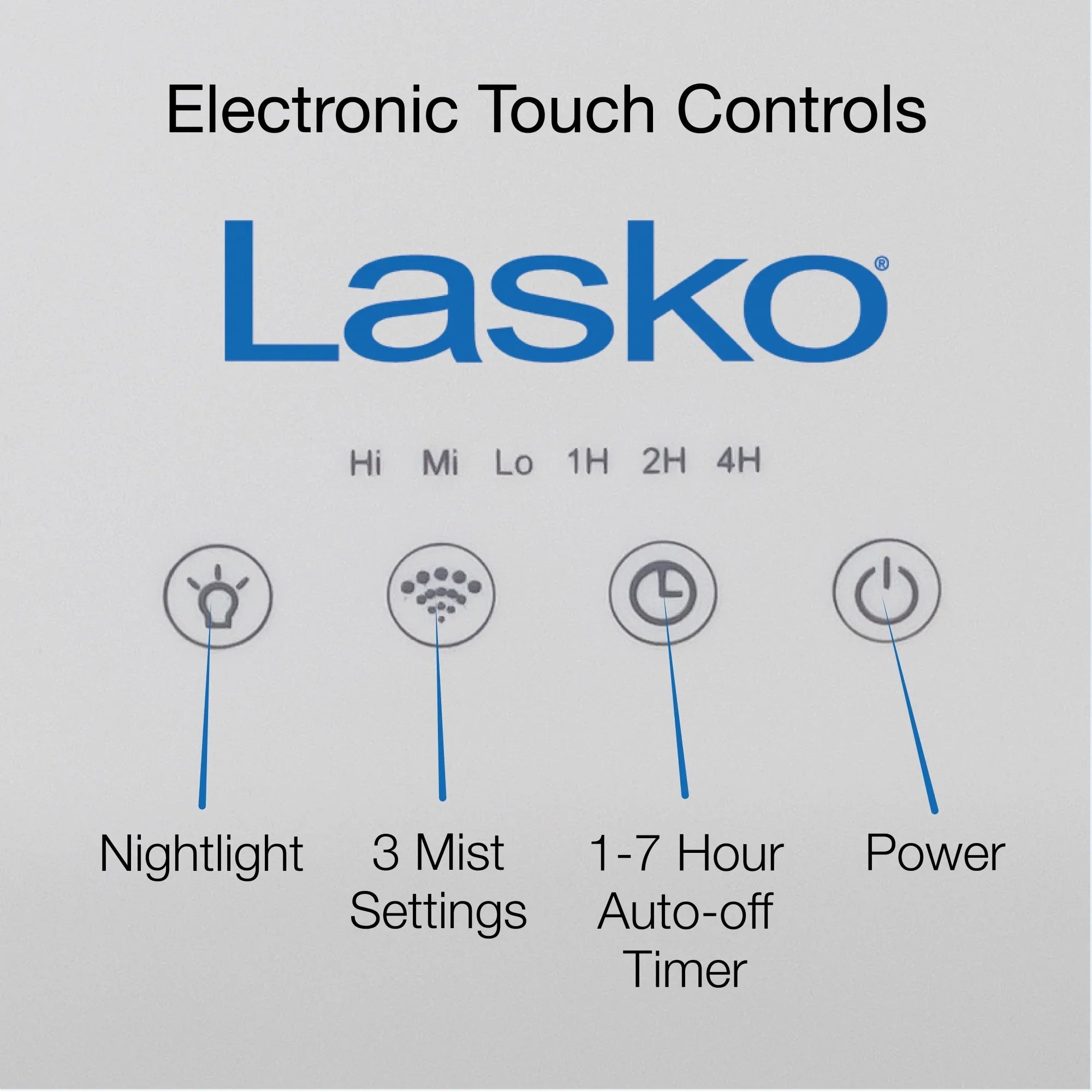 Lasko 0.92 Gallon, 18-Hour Cool Mist Ultrasonic Humidifier with Timer, 370 Sq. ft., UH250 - Exclusive Design