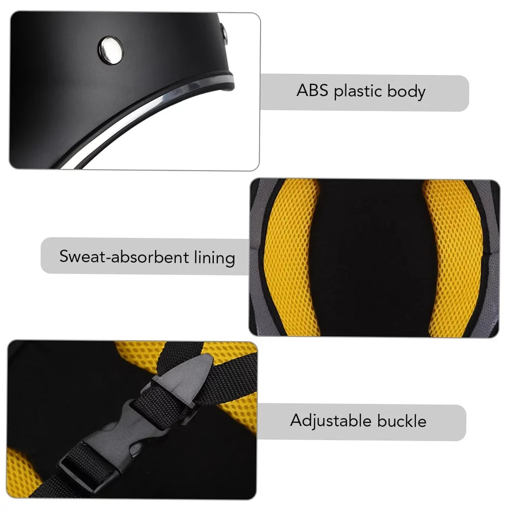 Stylish Motorcycle Bike Baseball Half for Men Women Adults
