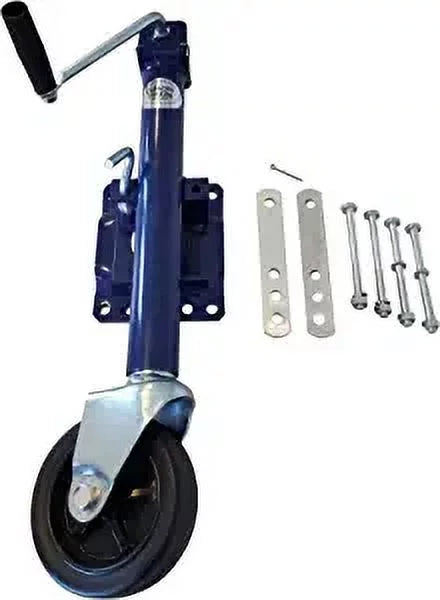 Stylish Adjustable Boat and Utility Trailer Tongue Jack (1,000 Pound Rated)