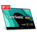 ViewSonic VX1655-4K-OLED 15.6 Inch 4K UHD Portable OLED Monitor with 2 Way Powered 60W USB C, Mini HDMI, Dual Speakers, and Built in Stand with Smart Cover