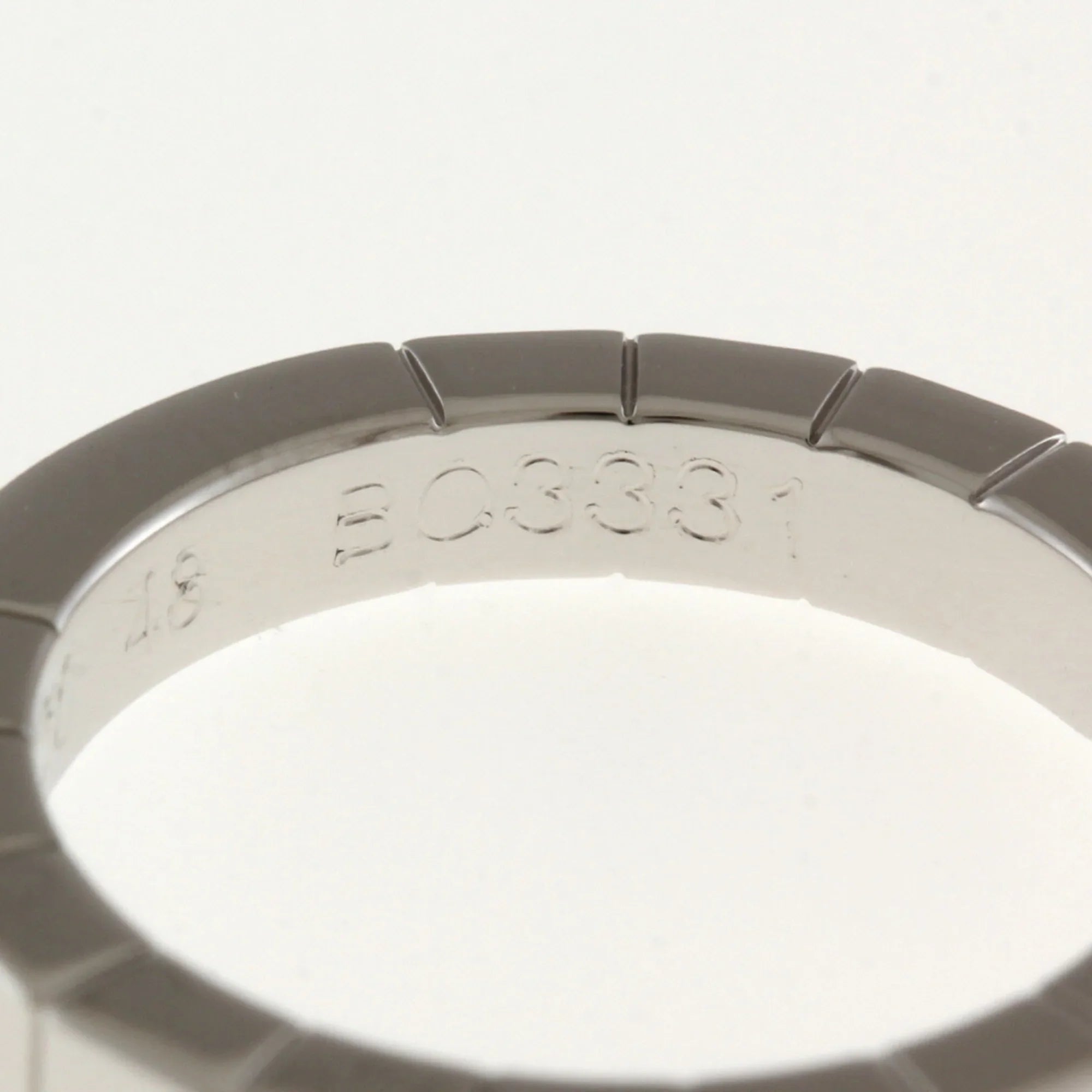 Pre-Owned Cartier Raniere Ring No. 8 18K K18 White Gold Women's CARTIER (Good) - Exclusive Design