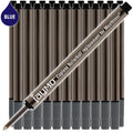 Stylish Jaymo Replacement for Montblanc 113778 - Measures 3.84 in / 97 mm Long - Capless Rollerball Pen Refill - 24 Blue