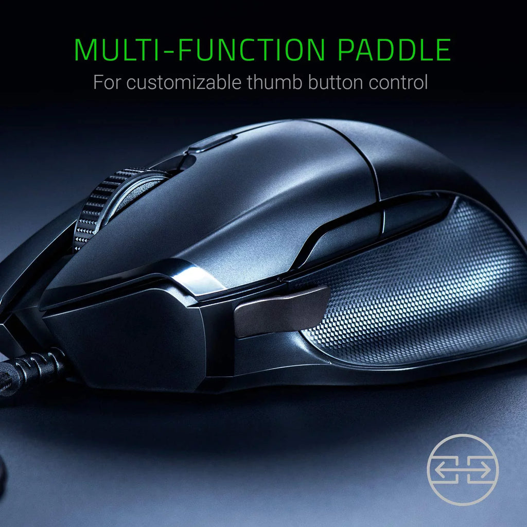 Razer Basilisk Essential Gaming Mouse - [6400 DPI Optical Sensor][Chroma RGB Lighting][7 Programmable Buttons][Mechanical Switches] - Exclusive Design