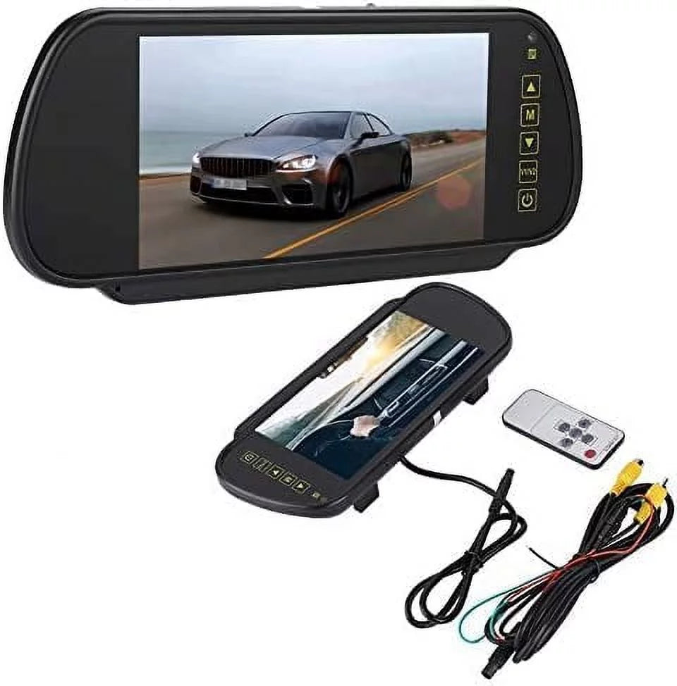 Bileeko Car Rear View Mirror 7 Inch LCD Vehicle Monitor Screen for Parking - Exclusive Design