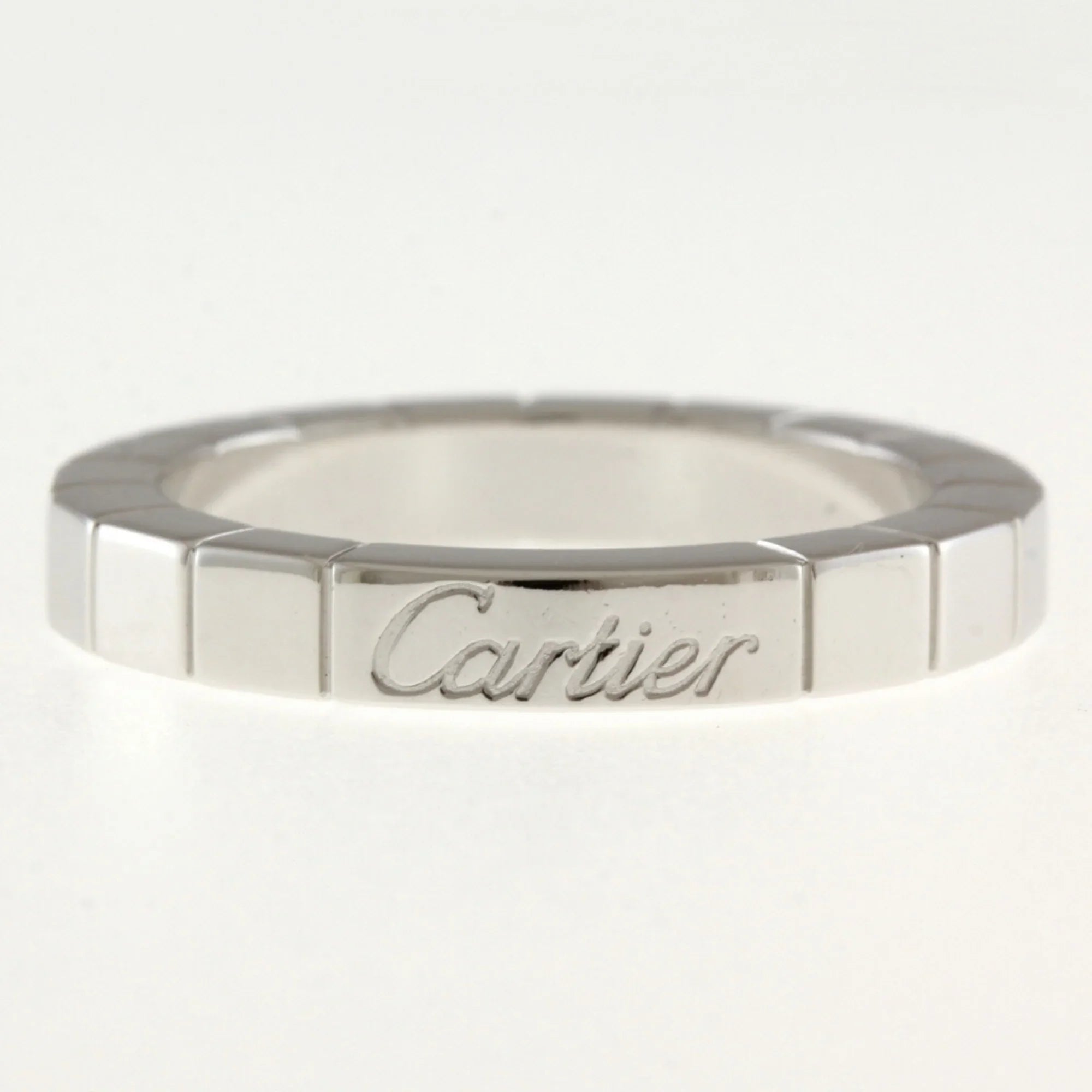 Pre-Owned Cartier Raniere Ring No. 8 18K K18 White Gold Women's CARTIER (Good) - Exclusive Design