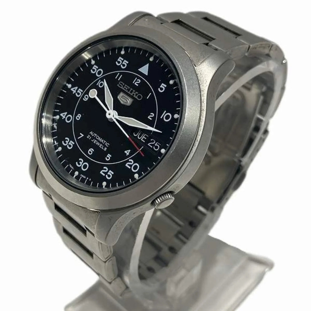 Pre-Owned Seiko Seiko5 7S26-02J0 Automatic 21 JEWELS Watch Men's (Good)