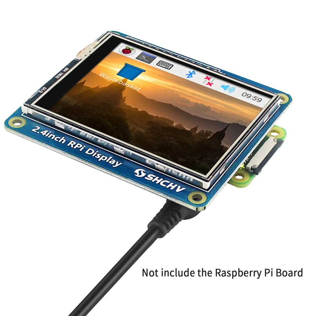 2.4" Touch Screen TFT LCD 320*240 Pixel Display for Raspberry Pi 4B 3B+ Zero 2 W