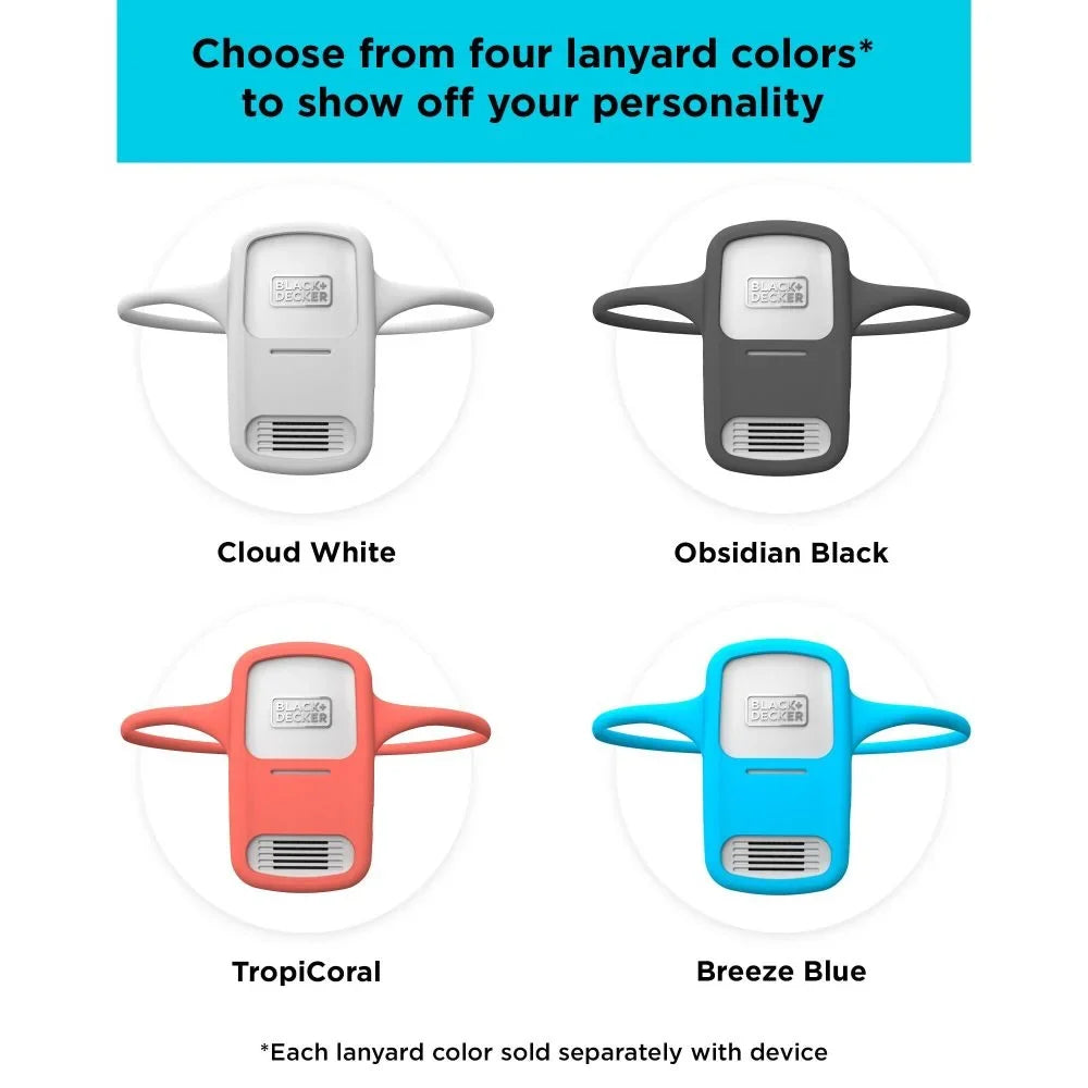 Stylish BLACK+DECKER Comfortpak, Wearable Cooling and Heating Device, Cloud White (BCWCC101-10)