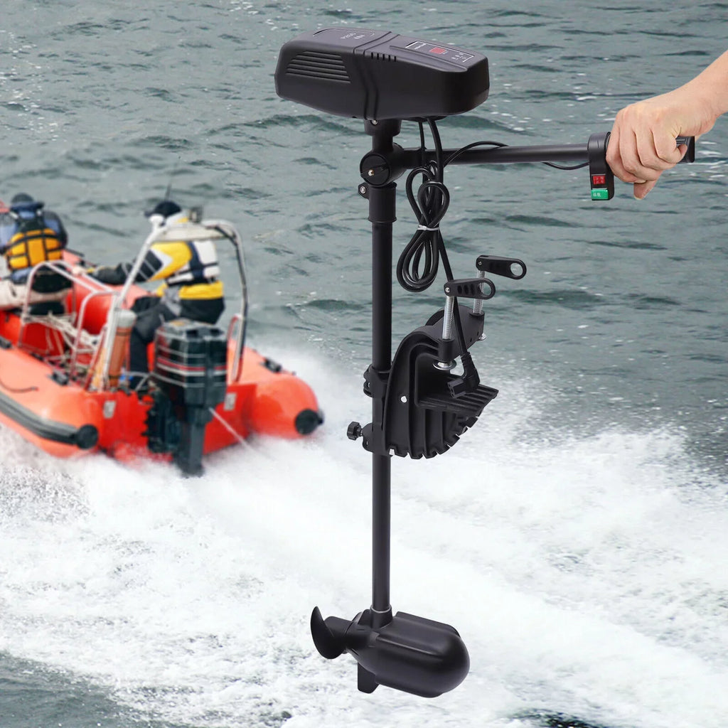 260lbs 48V Heavy Duty Electric Outboard Motor Fishing Boat Engine Trolling Motor - Exclusive Design