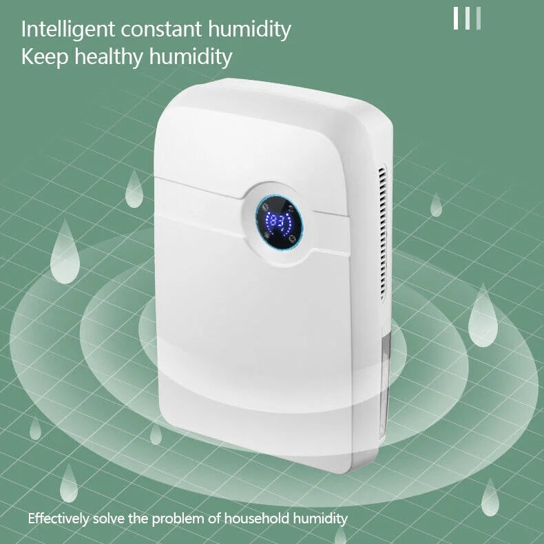 Stylish ZhdnBhnos Portable MIni Compact Dehumidifier Moisture Dryer w/ Drain Hose 2.5L Water Tank for Bedroom Caravan RV Garage